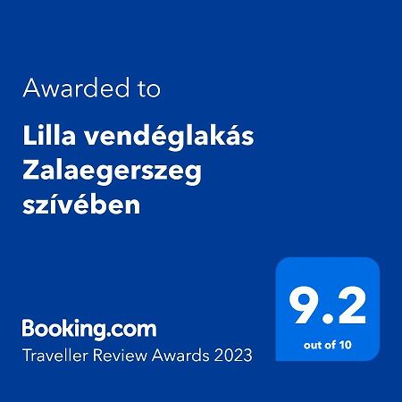 Appartement Lilla vendéglakás Zalaegerszeg szívében Extérieur photo